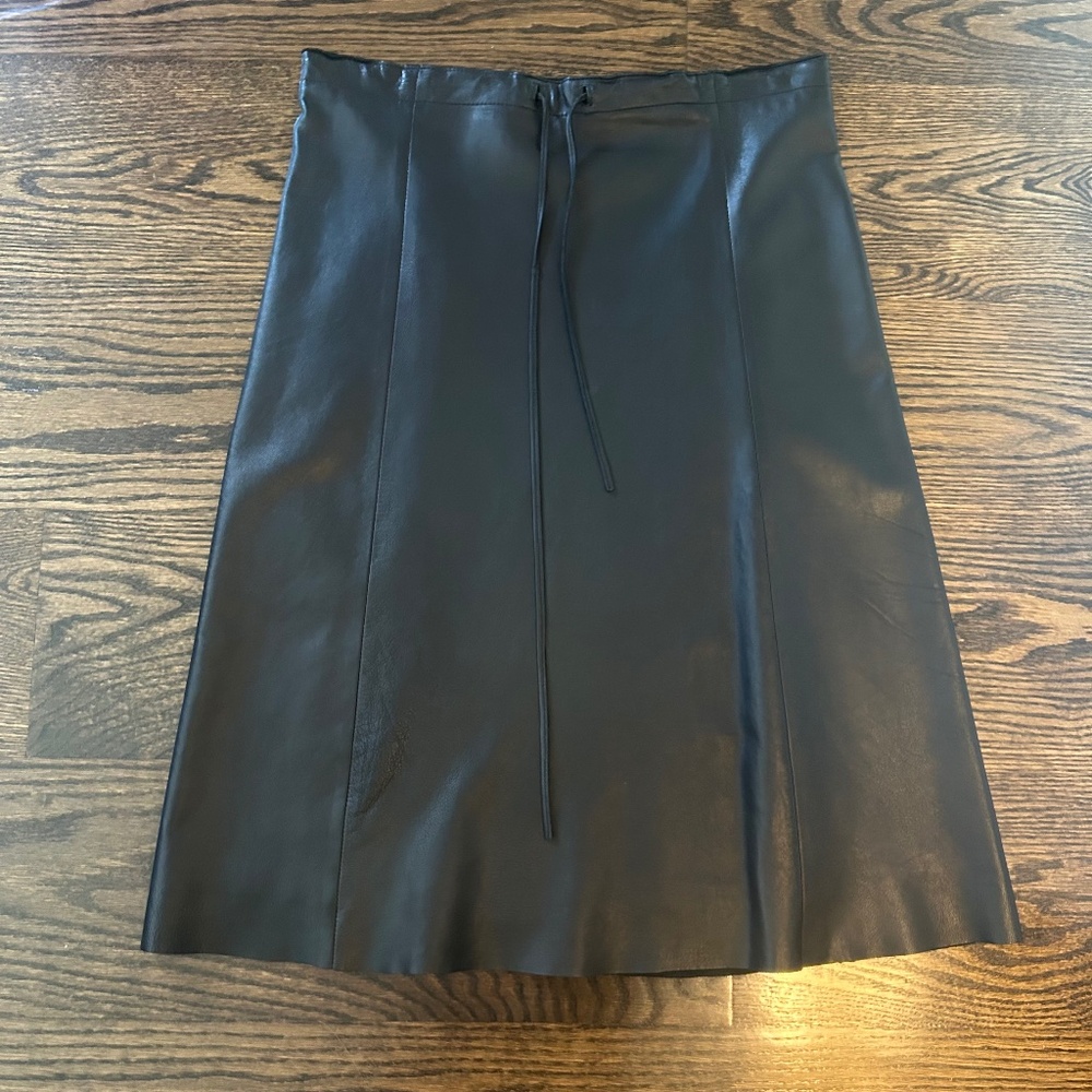 Bottega Veneta Leather pencil skirt, size 40